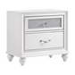 Juego de dormitorio Queen de 5 piezas Barzini blanco 300843Q-S5 