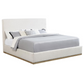 Knox Upholstered EASTERN Panel Bed Cream