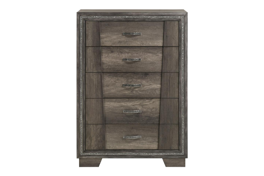 Janine 5-drawer Bedroom Chest Grey 223555 Comming Soon