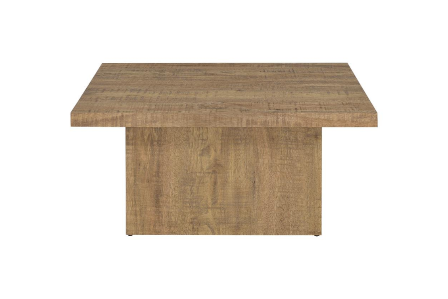 Devar Square Engineered Wood Coffee Table Mango Brown 708068