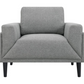 Rilynn Upholstered Track Arm Accent Chair Grey 509526