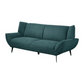 Acton Upholstered Flared Arm Sofa Teal Blue	511161