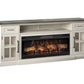 Tresanti Sloane TV Console with Classic Flame Electric Fireplace