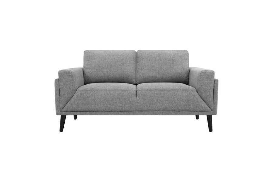 Rilynn Upholstered Track Arm Loveseat Grey	509525