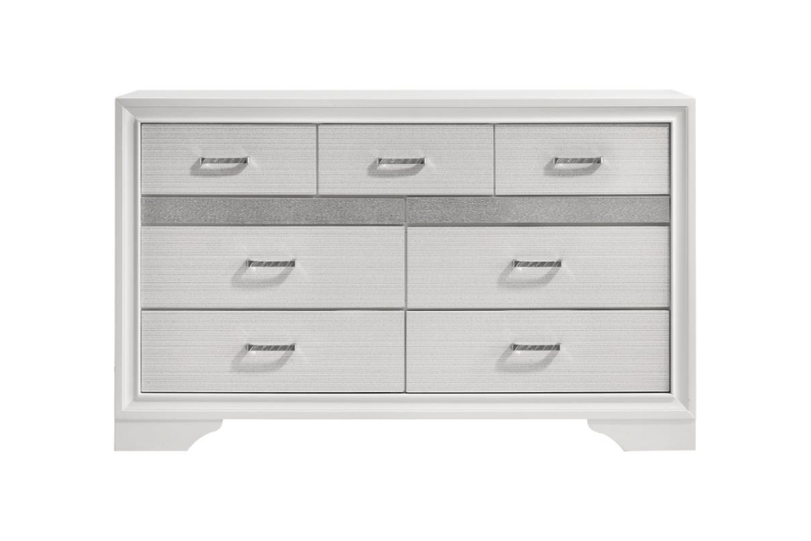 Miranda 7-drawer Dresser White 205113