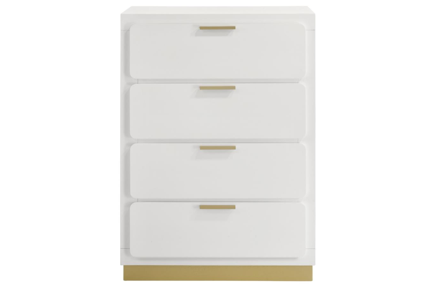 Caraway 4-drawer Bedroom Chest White 224775