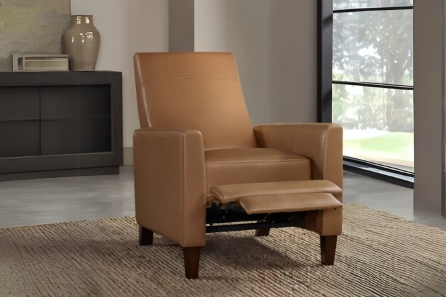 Barcalounger Ridgefield Leather Pushback Recliner