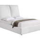 Gwendoline Upholstered Eastern King Panel Bed White 306040KE