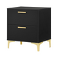 Kendall 2-drawer Nightstand Black 224452