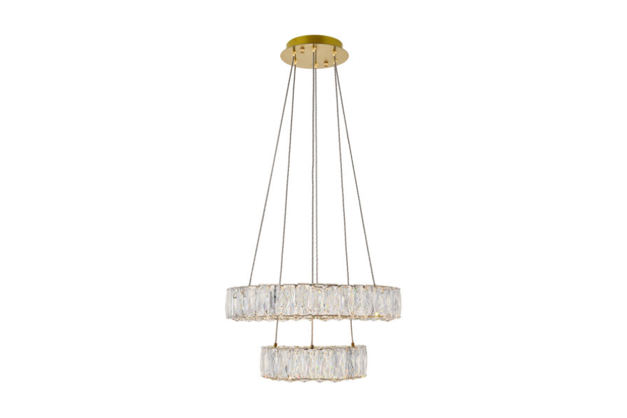 Monroe 2 Light 17.70 inch Pendant