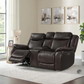 Harvey Leather Power Reclining Loveseat with Power Headrests