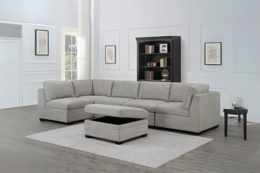 Tisdale 6-piece Modular Fabric Sectional