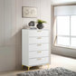 Kendall 5-drawer Bedroom Chest White 224405