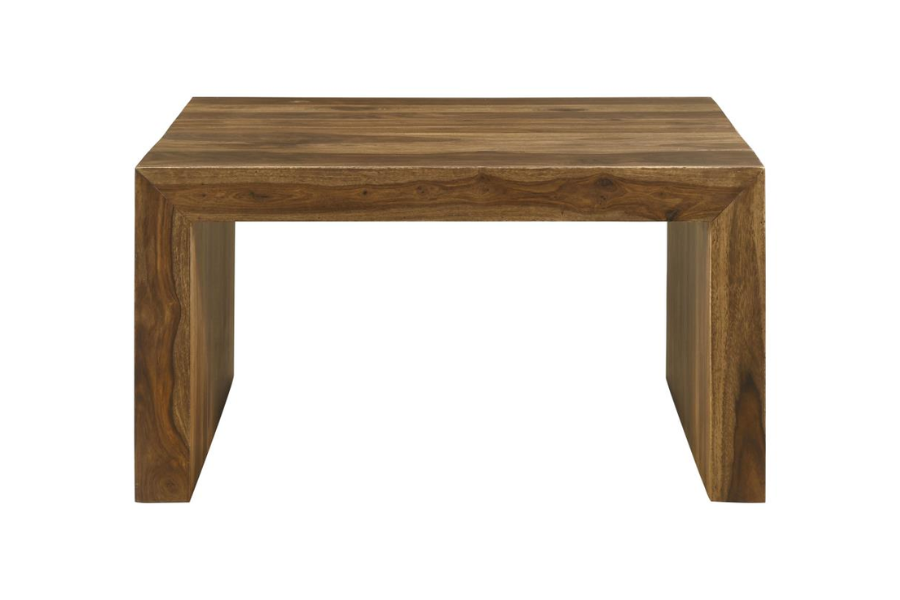 Odilia Square Solid Wood Coffee Table Auburn 708418