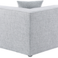 Silla modular de esquina Cube SKU: 630Grey-Corner