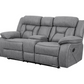 Higgins Upholstered Motion Reclining Loveseat Grey 602262