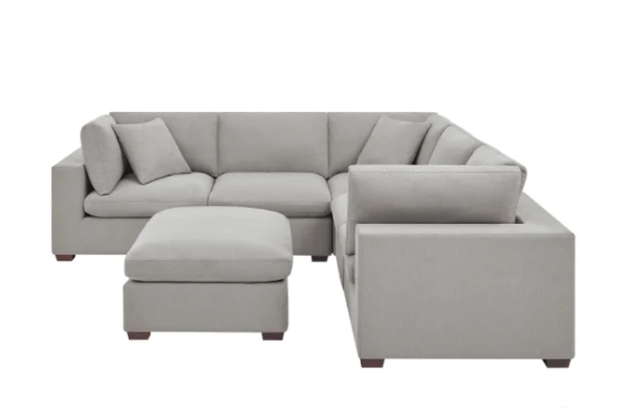 Thomasville Lowell 4-piece Fabric Modular Sectional