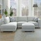 Drayden Fabric Sectional with Ottoman