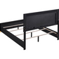 Marceline Wood Full LED Panel Bed Black 222831F Comming Soon