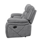 Higgins Upholstered Motion Reclining Loveseat Grey 602262