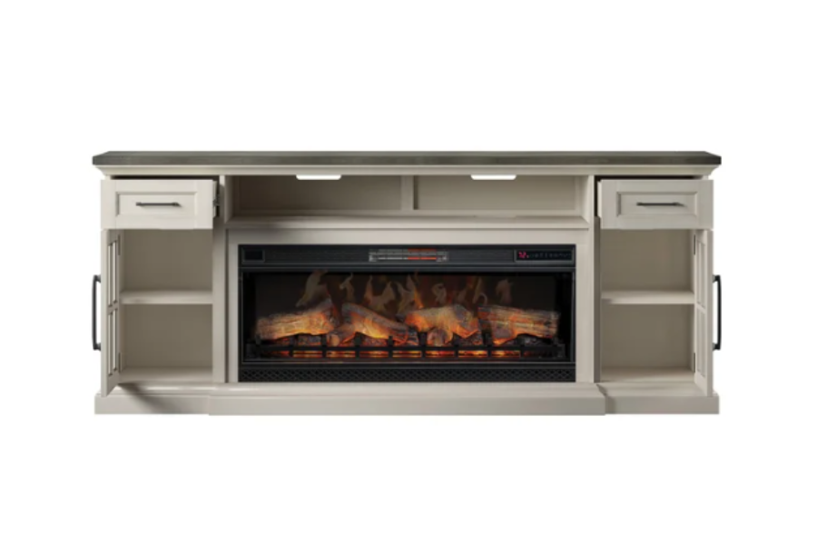 Tresanti Sloane TV Console with Classic Flame Electric Fireplace