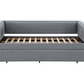 Brodie Upholstered Twin Daybed with Trundle Grey 300554