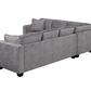 Kylie Fabric Sectional with Ottoman 1288050