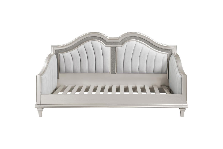 Evangeline Upholstered Twin Daybed Silver Oak 360121