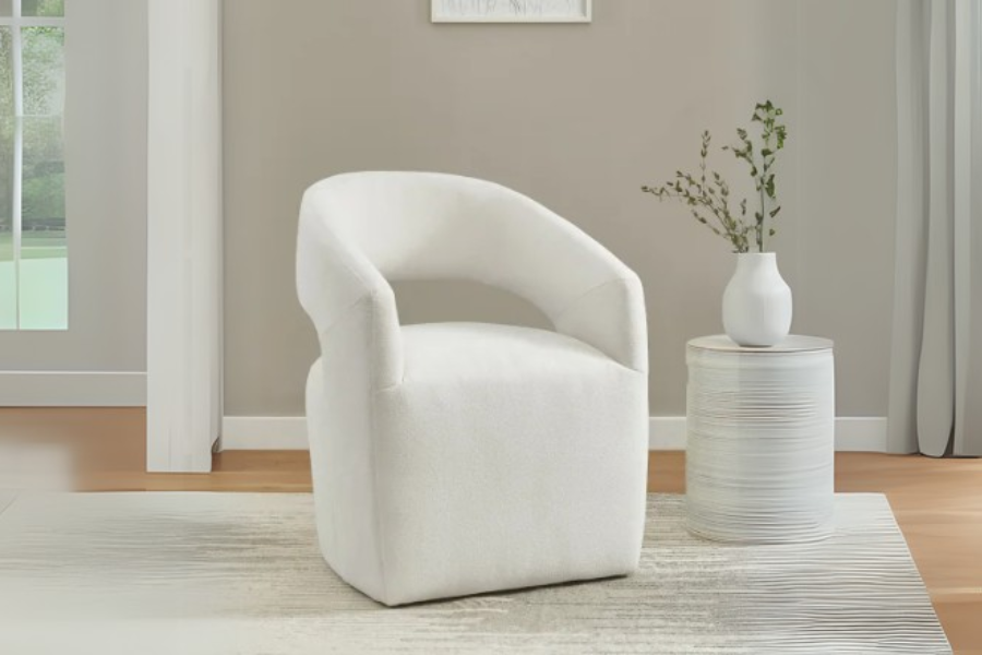 Alivia Fabric Rolling Chair