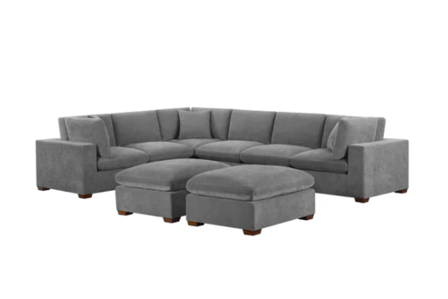 Thomasville Lowell 4 - piece Modular Sectional Floor Model