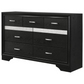 Miranda 7-drawer Dresser Black 206363