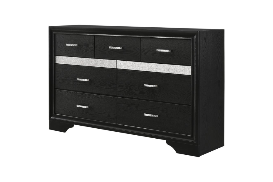 Miranda 7-drawer Dresser Black 206363