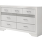 Miranda 7-drawer Dresser White 205113