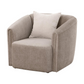 Townsend Chenille Upholstered Rolled Arm Chair Latte 504756