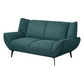 Acton Upholstered Flared Arm Loveseat Teal Blue	511162