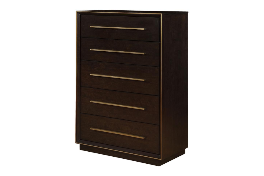 Durango 5-drawer Bedroom Chest Smoked Peppercorn 223265