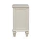 Sandy Beach 3-drawer Nightstand Cream White 201302