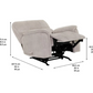 True Innovations Hayden Manual Rocker Recliner