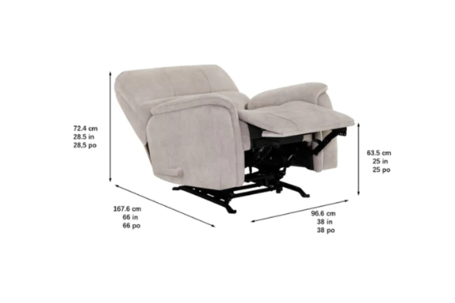 True Innovations Hayden Manual Rocker Recliner