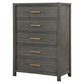 Kieran 5-drawer Bedroom Chest Grey 224745