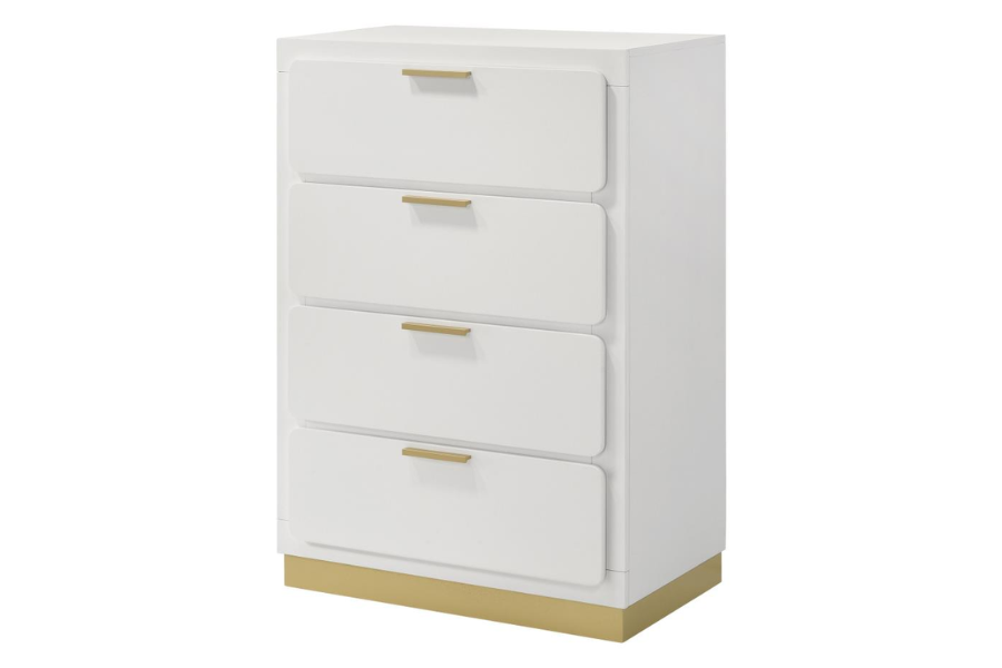 Caraway 4-drawer Bedroom Chest White 224775