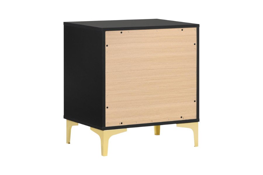 Kendall 2-drawer Nightstand Black 224452