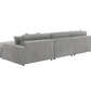 Blaine Upholstered Reversible Chaise Sectional Sofa Fog 509900-SET