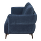 Lively Chenille Upholstered Modern Track Arm Sofa Blue 509041