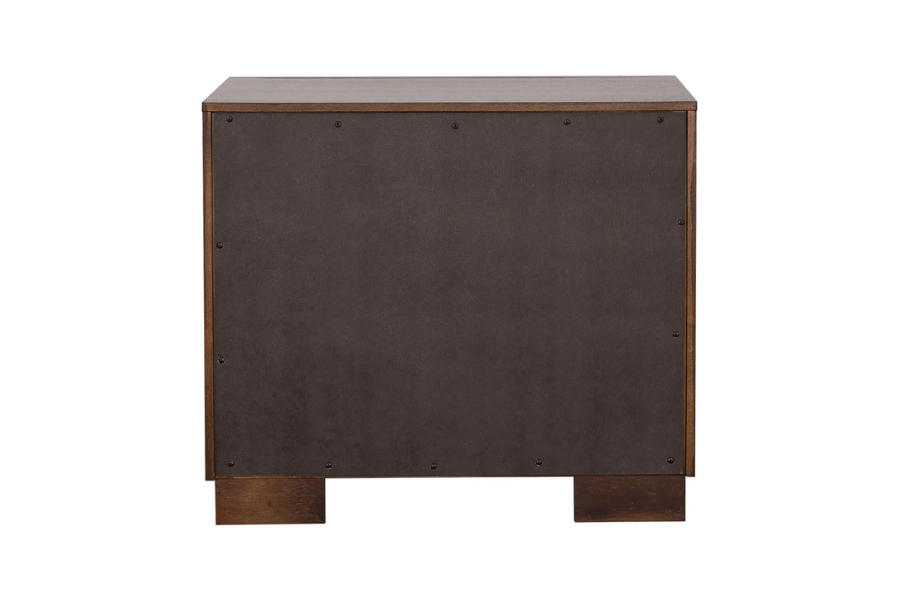 Jessica 2-drawer Nightstand Cappuccino 200712