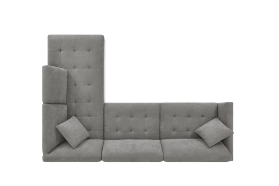 Thomasville Miles Fabric Sectional with Power Footrest