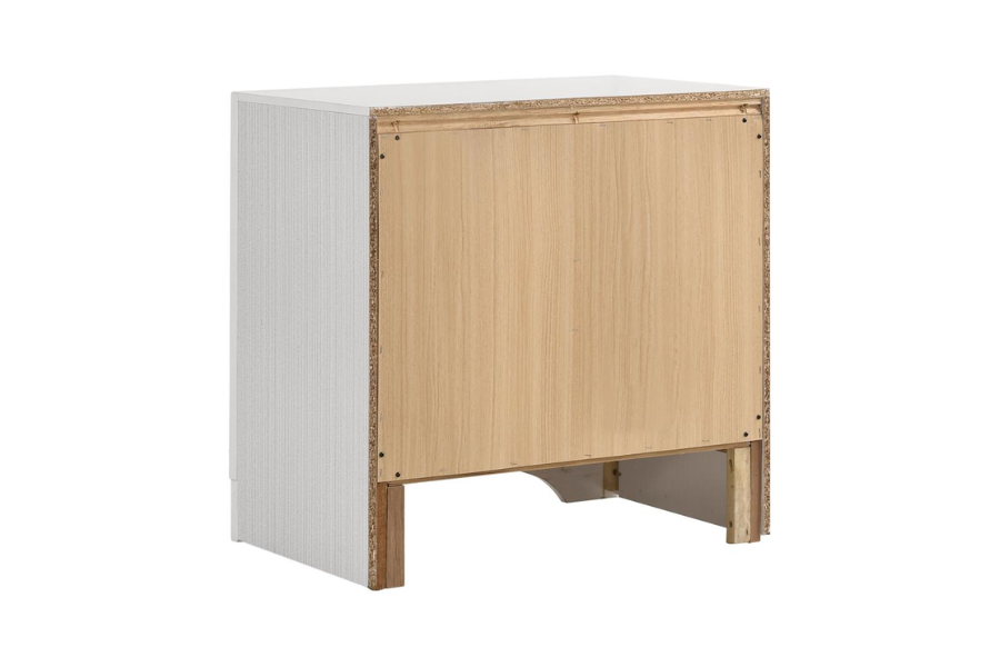 Miranda 2-drawer Nightstand White 205112