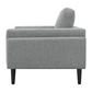 Rilynn Upholstered Track Arm Accent Chair Grey 509526