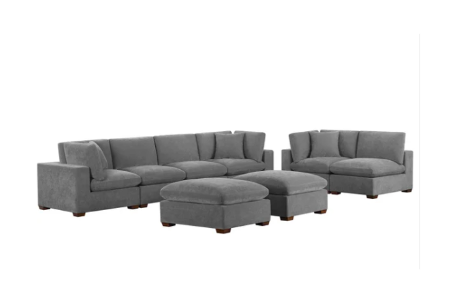 Thomasville Lowell 4 - piece Modular Sectional Floor Model