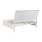 Sandy Beach Wood Eastern King Storage Panel Bed Cream White 201309KE